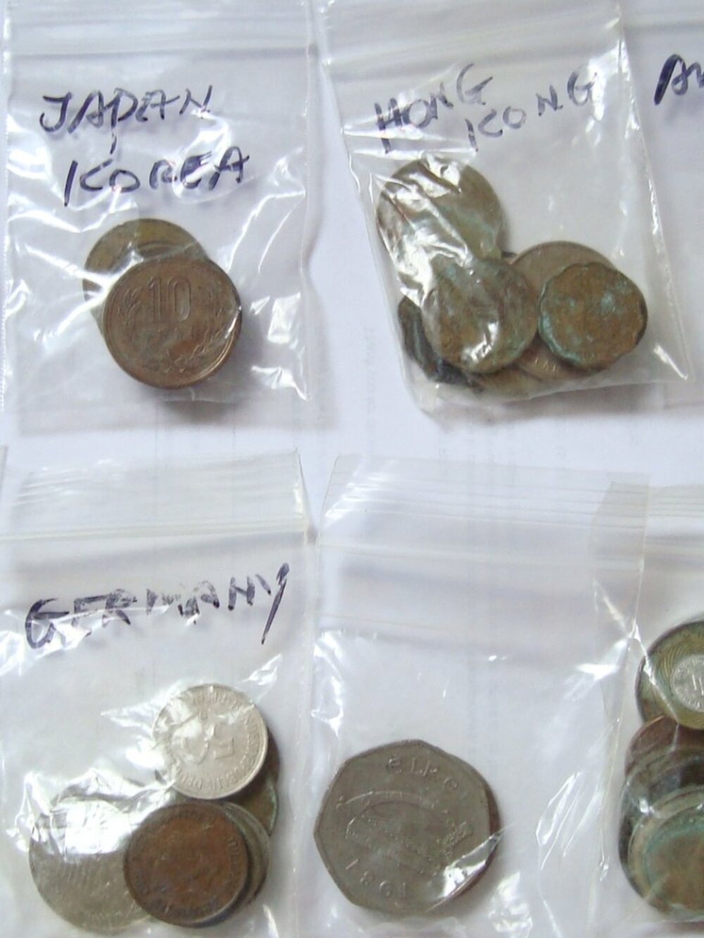 LOT WORLD COIN GERMANY, GB, AUSTRALIA, NEW ZELAND, HONG KONG, JAPAN, S KOREA